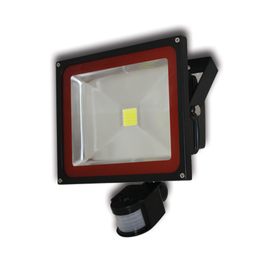 LED Flutlichtstrahler mit Sensor 50 W 6000K