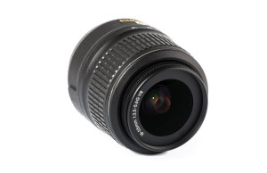 Black camera lens